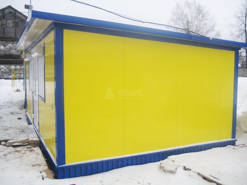 3D визуализация Торговый павильон под ключ сэндвич-панелей - фото 2